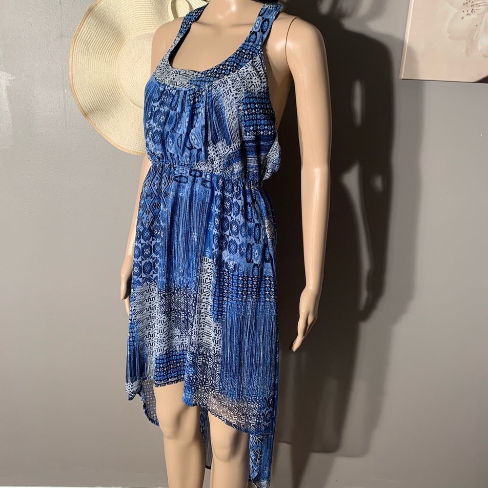 Stillettos Size M Dress Boho Racerback High Low